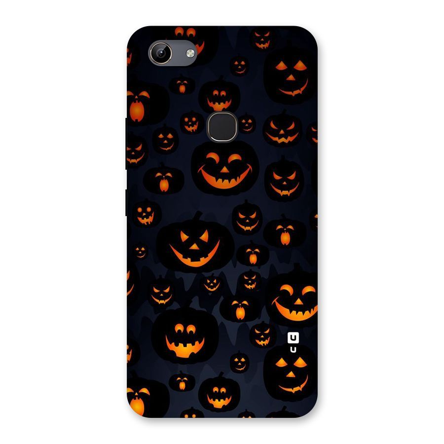 Pumpkin Smile Pattern Back Case for Vivo Y81