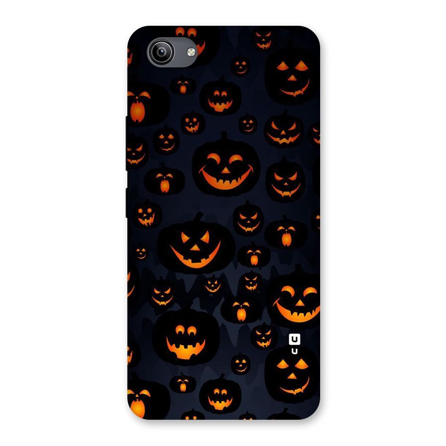 Pumpkin Smile Pattern Back Case for Vivo Y81i