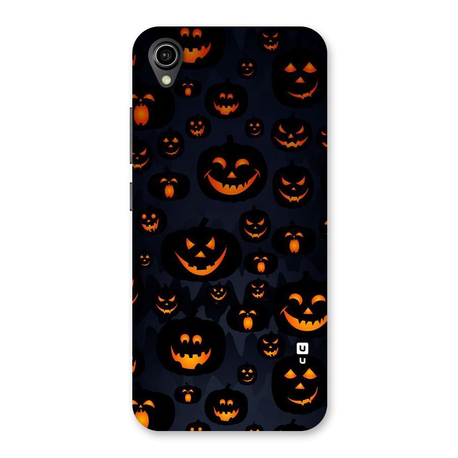 Pumpkin Smile Pattern Back Case for Vivo Y90