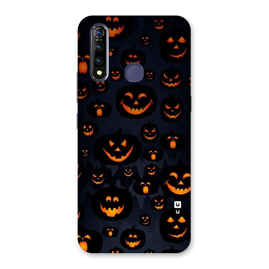 Pumpkin Smile Pattern Back Case for Vivo Z1 Pro