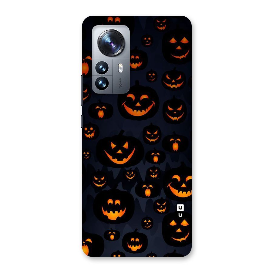 Pumpkin Smile Pattern Back Case for Xiaomi 12 Pro