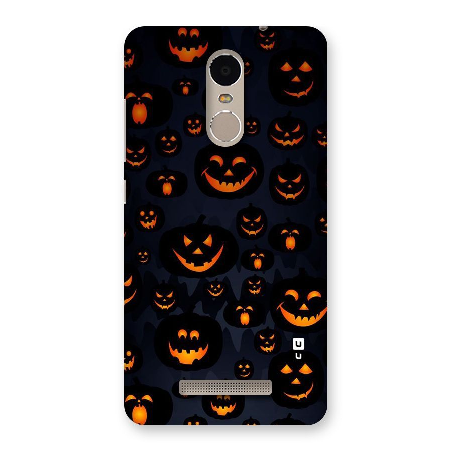 Pumpkin Smile Pattern Back Case for Xiaomi Redmi Note 3