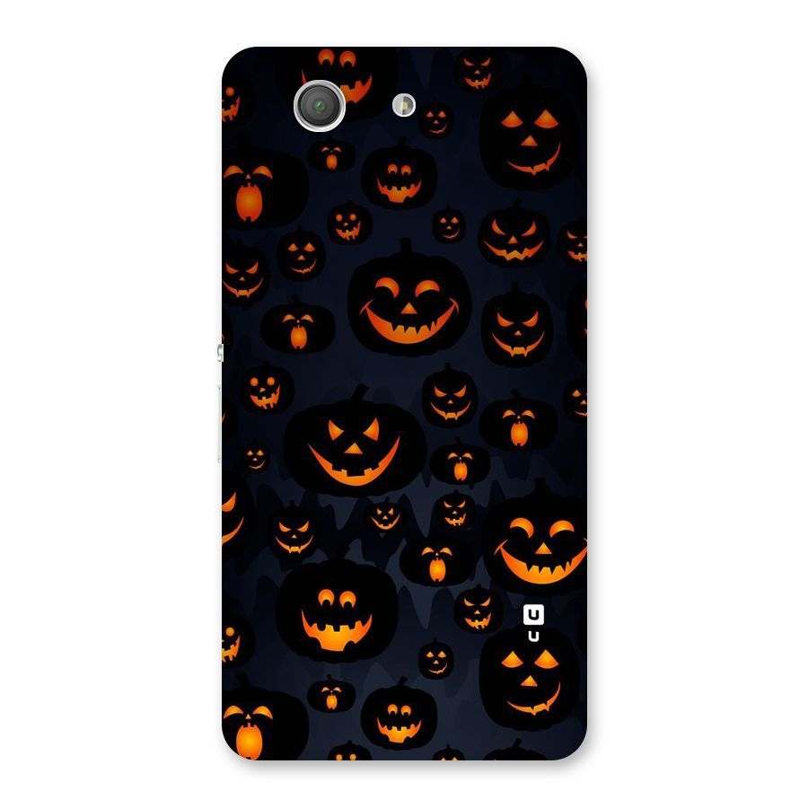 Pumpkin Smile Pattern Back Case for Xperia Z3 Compact