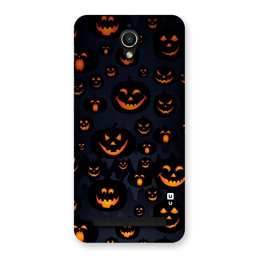 Pumpkin Smile Pattern Back Case for Zenfone Go
