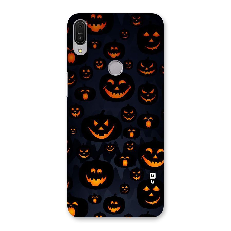 Pumpkin Smile Pattern Back Case for Zenfone Max Pro M1