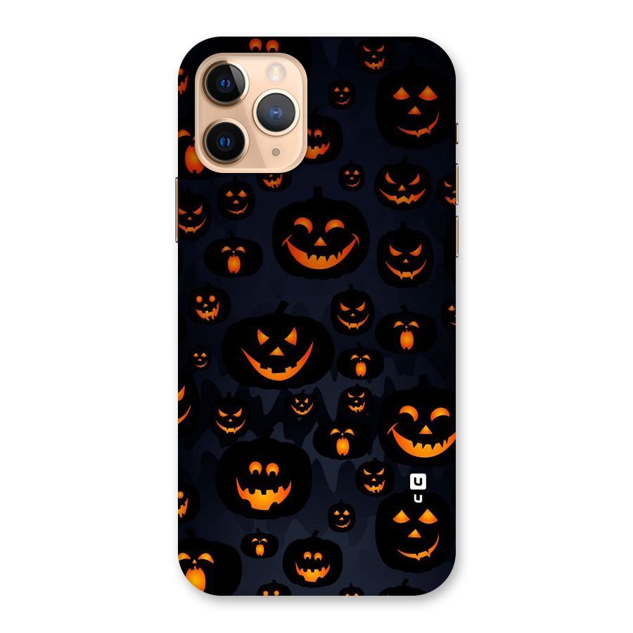 Pumpkin Smile Pattern Back Case for iPhone 11 Pro