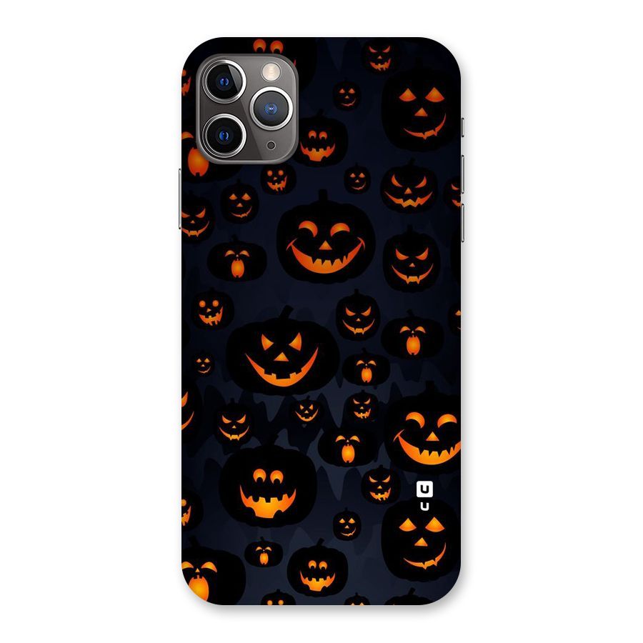 Pumpkin Smile Pattern Back Case for iPhone 11 Pro Max