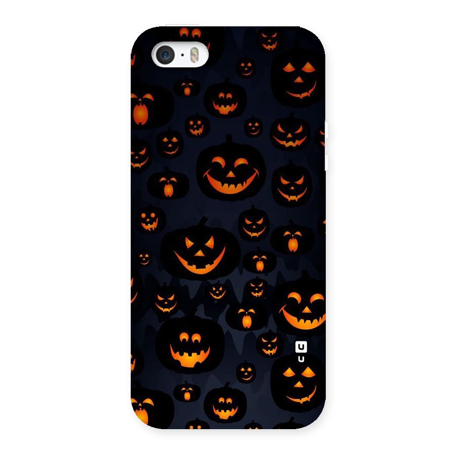 Pumpkin Smile Pattern Back Case for iPhone 5 5S