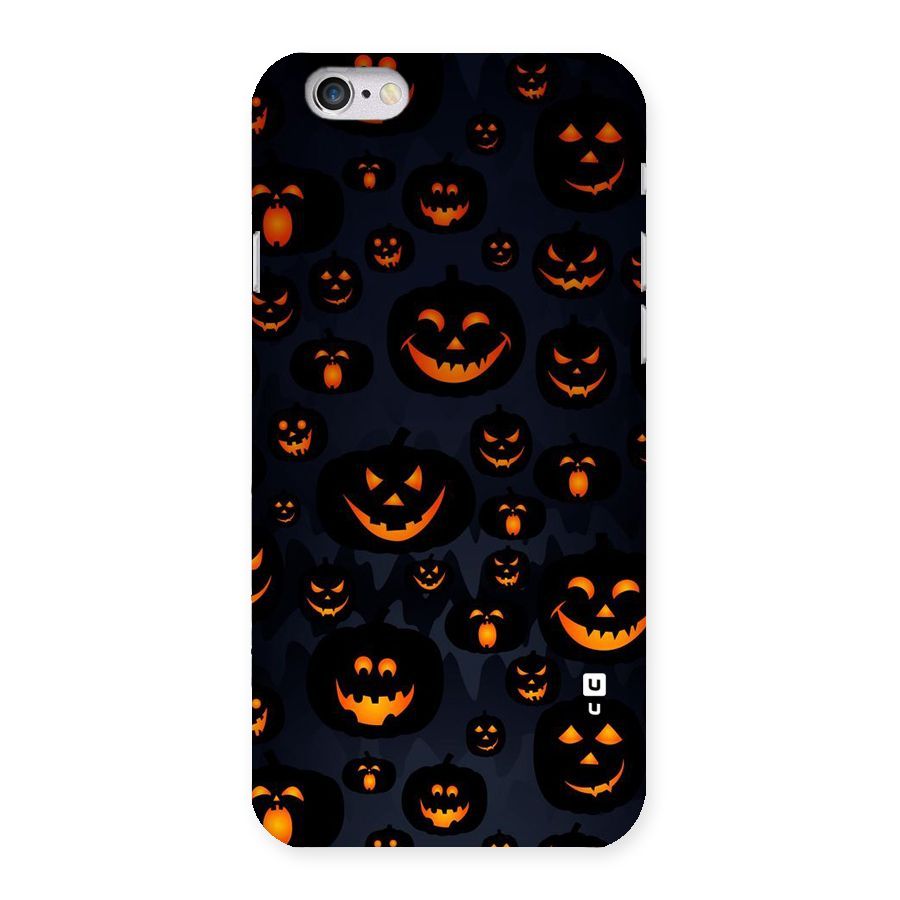 Pumpkin Smile Pattern Back Case for iPhone 6 6S