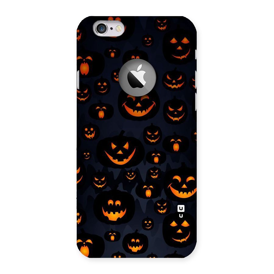 Pumpkin Smile Pattern Back Case for iPhone 6 Logo Cut