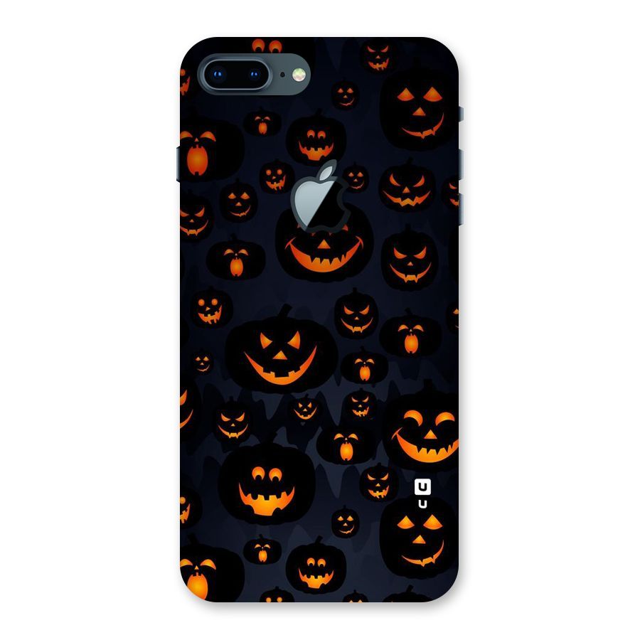 Pumpkin Smile Pattern Back Case for iPhone 7 Plus Apple Cut