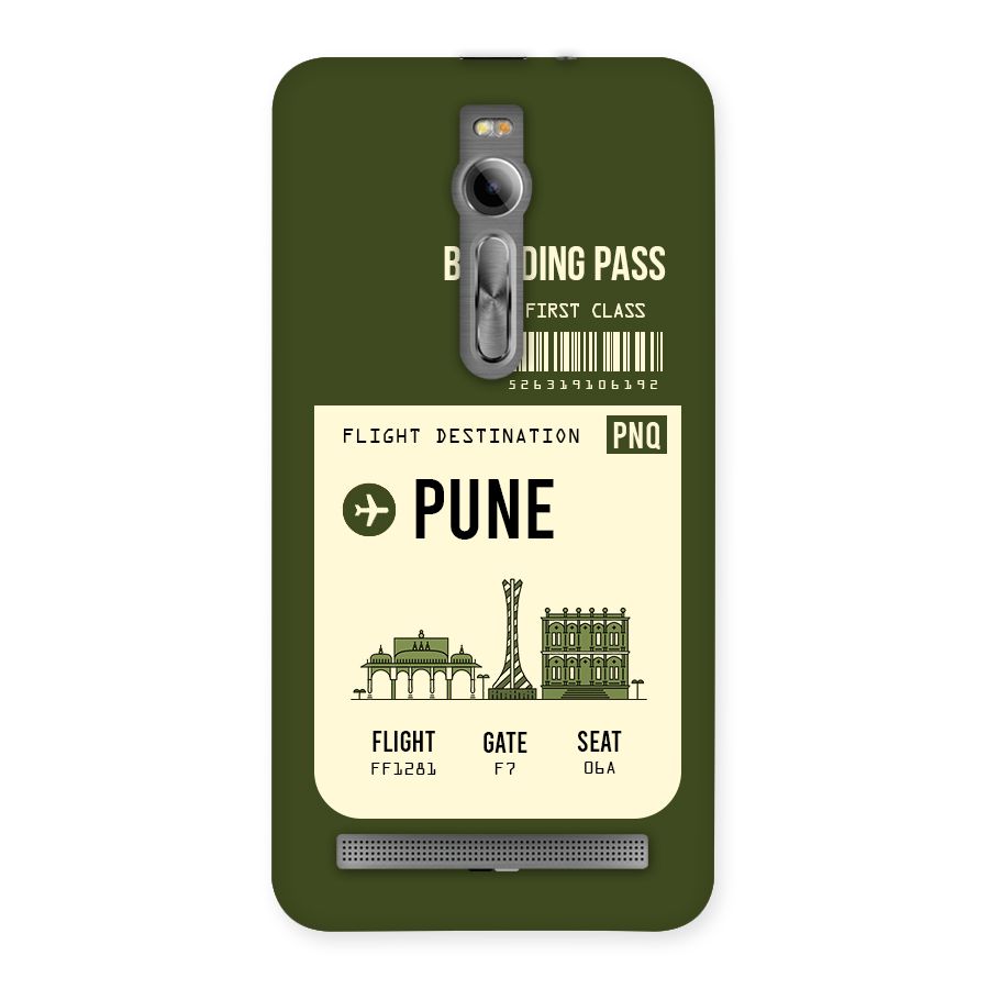 Pune Boarding Pass Back Case for Asus Zenfone 2