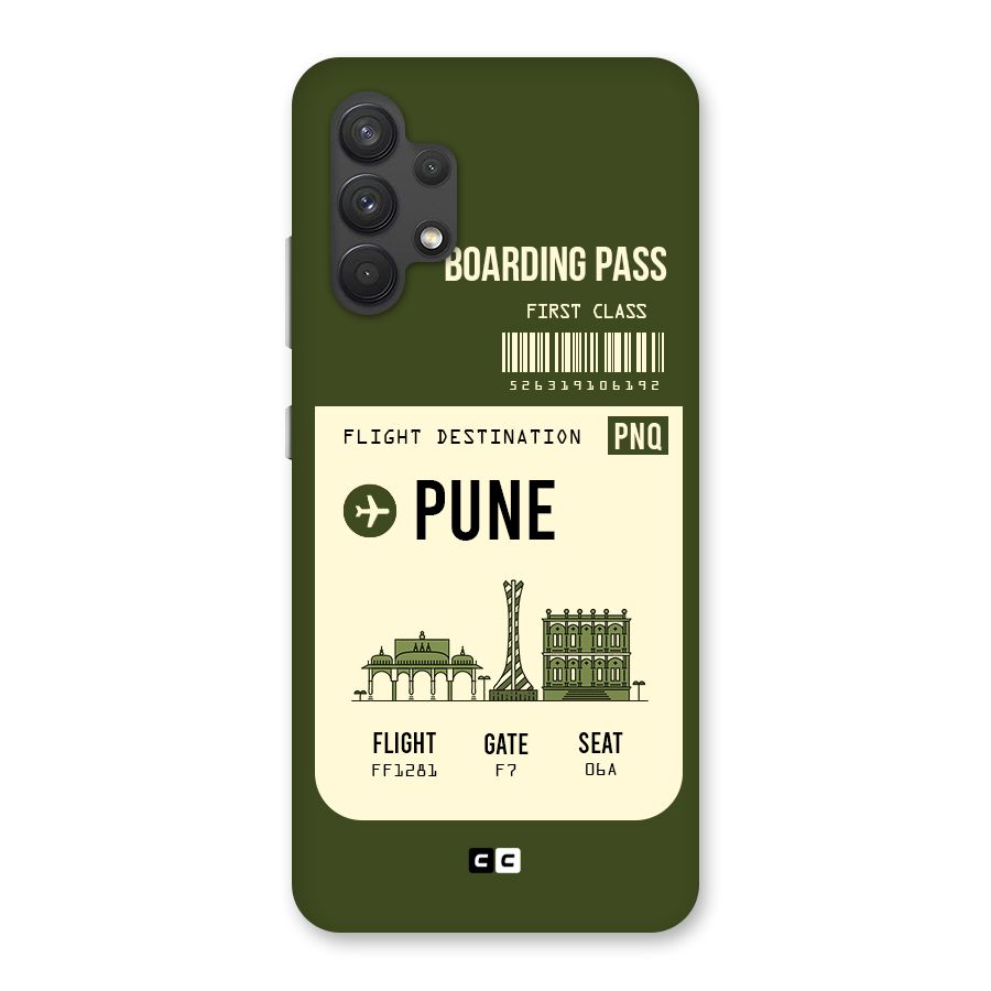 Pune Boarding Pass Back Case for Galaxy A32