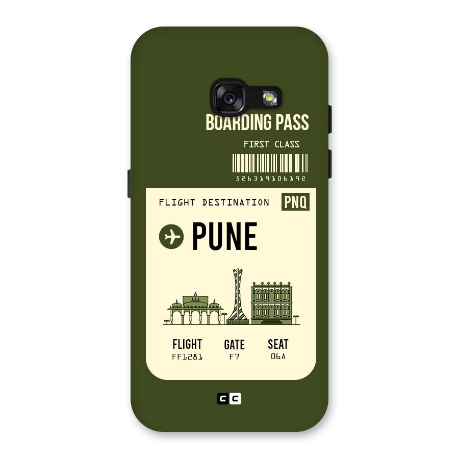 Pune Boarding Pass Back Case for Galaxy A3 (2017)