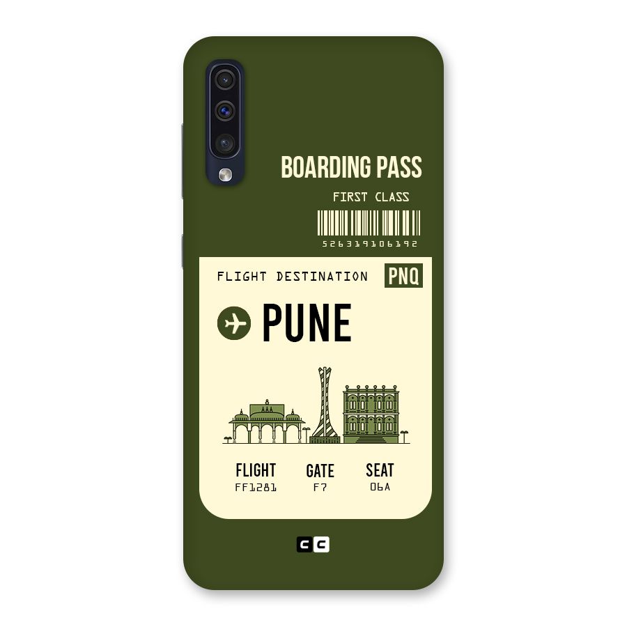 Pune Boarding Pass Back Case for Galaxy A50