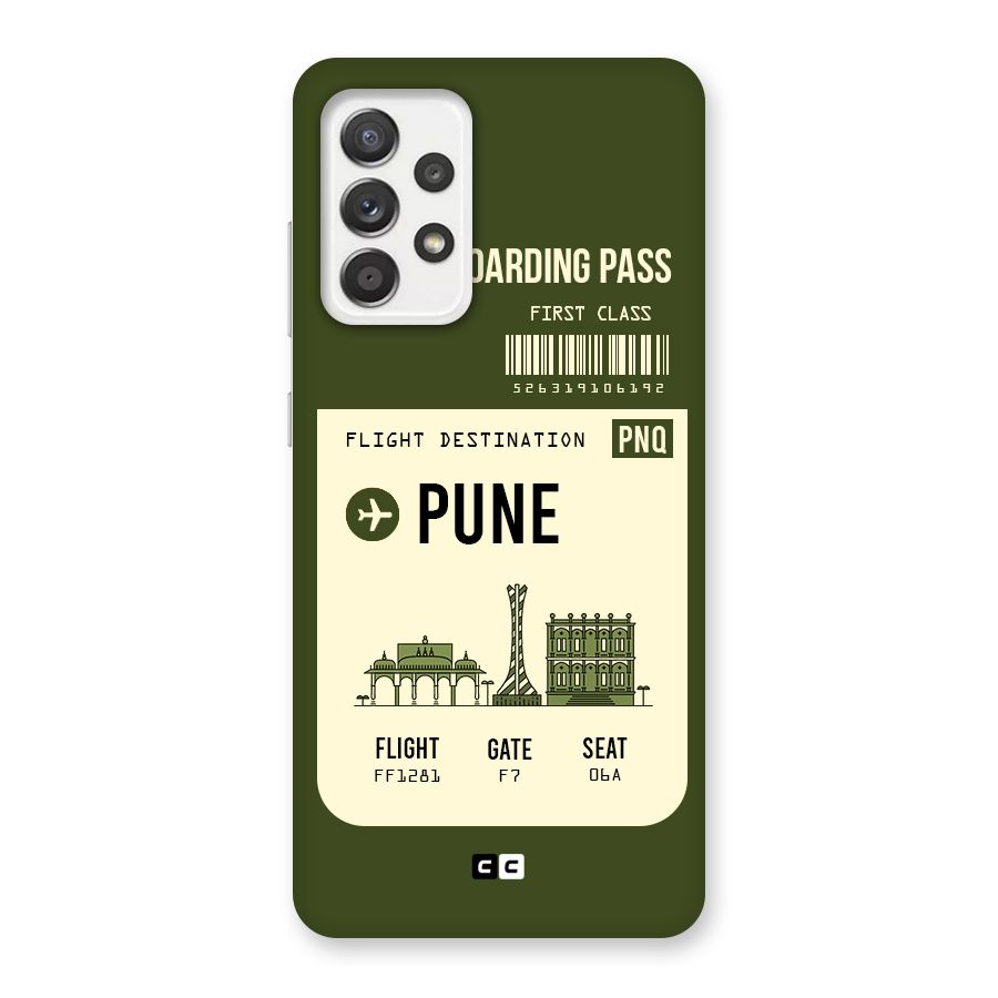 Pune Boarding Pass Back Case for Galaxy A52