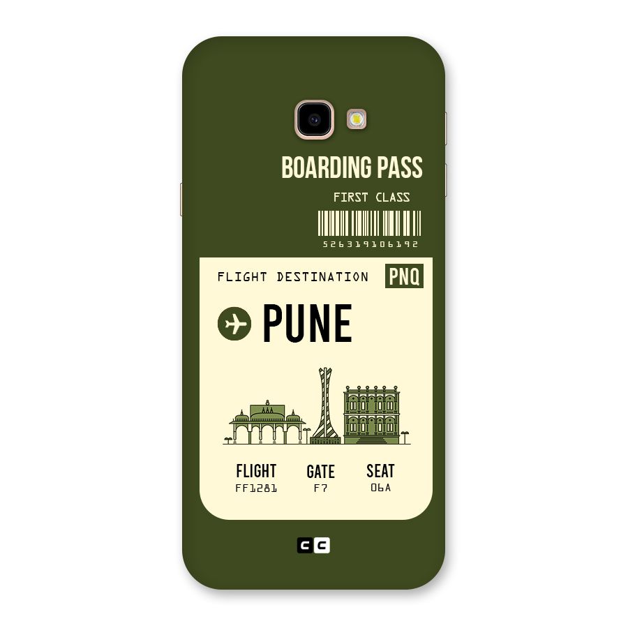 Pune Boarding Pass Back Case for Galaxy J4 Plus