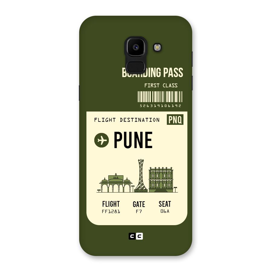 Pune Boarding Pass Back Case for Galaxy J6
