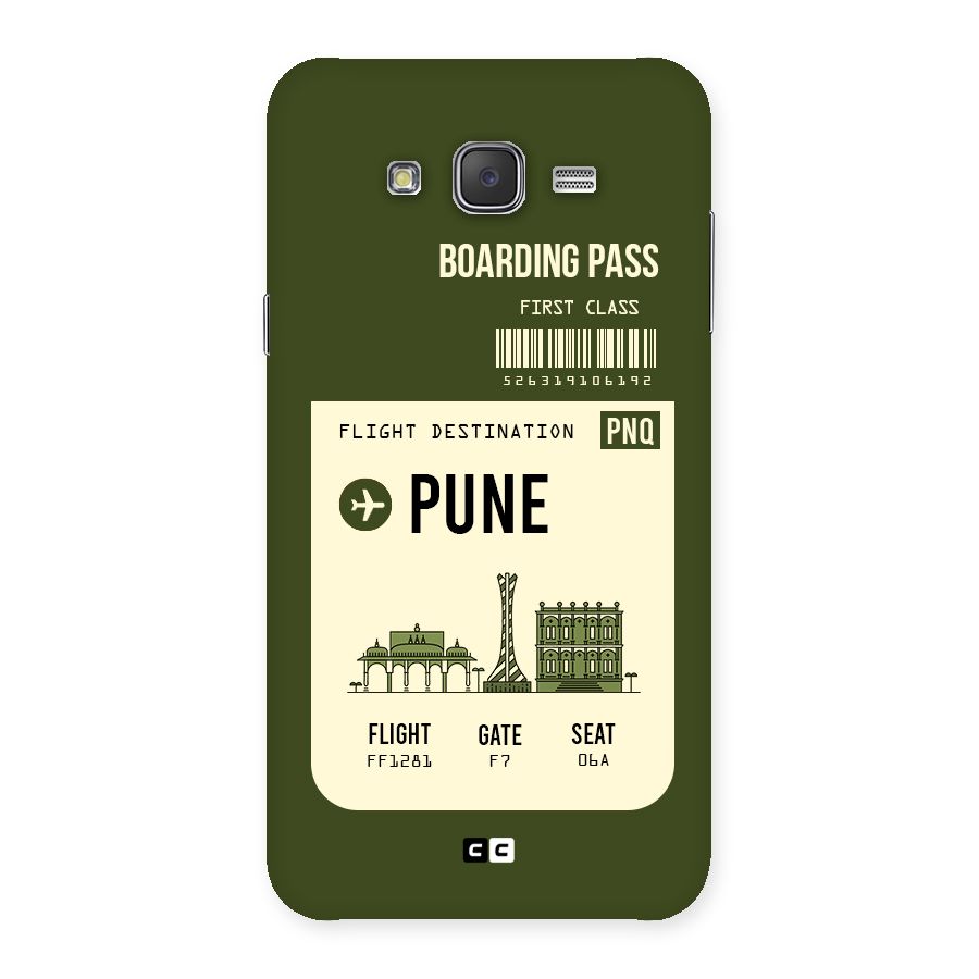 Pune Boarding Pass Back Case for Galaxy J7