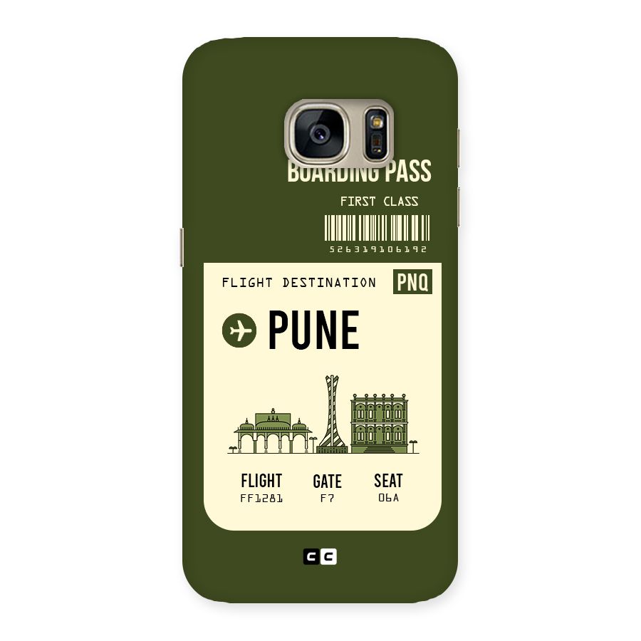 Pune Boarding Pass Back Case for Galaxy S7