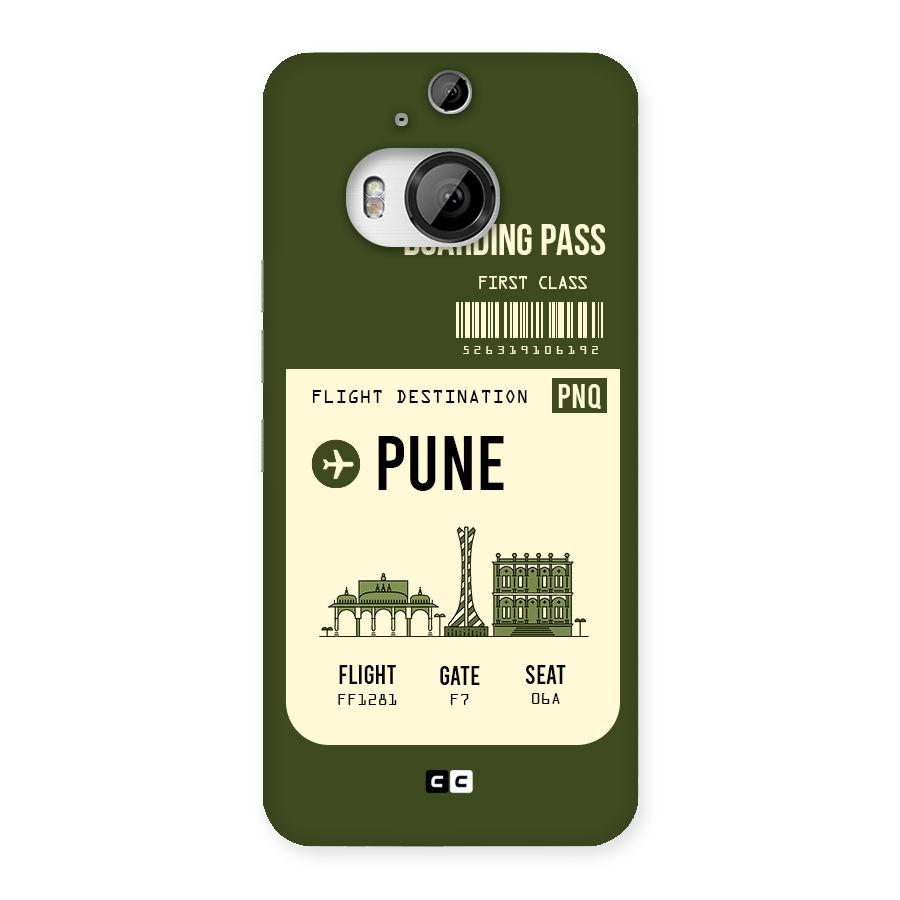 Pune Boarding Pass Back Case for HTC One M9 Plus