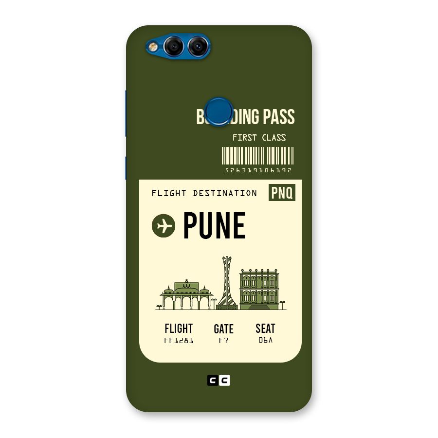 Pune Boarding Pass Back Case for Honor 7X