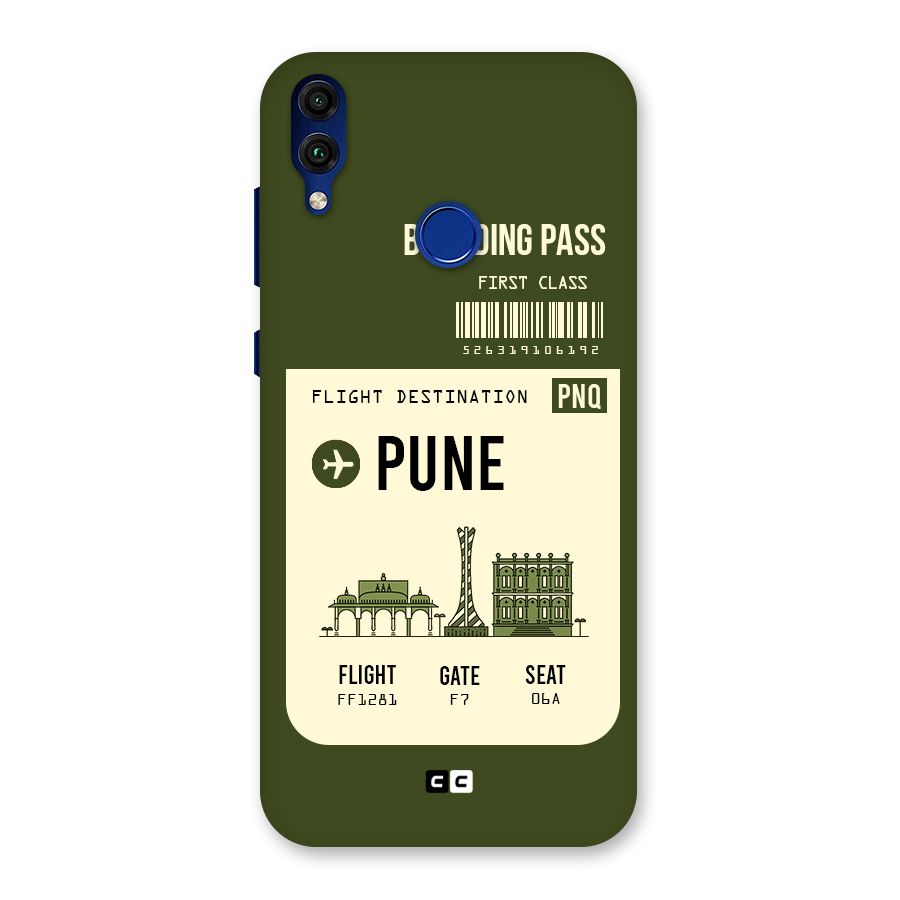 Pune Boarding Pass Back Case for Honor 8C