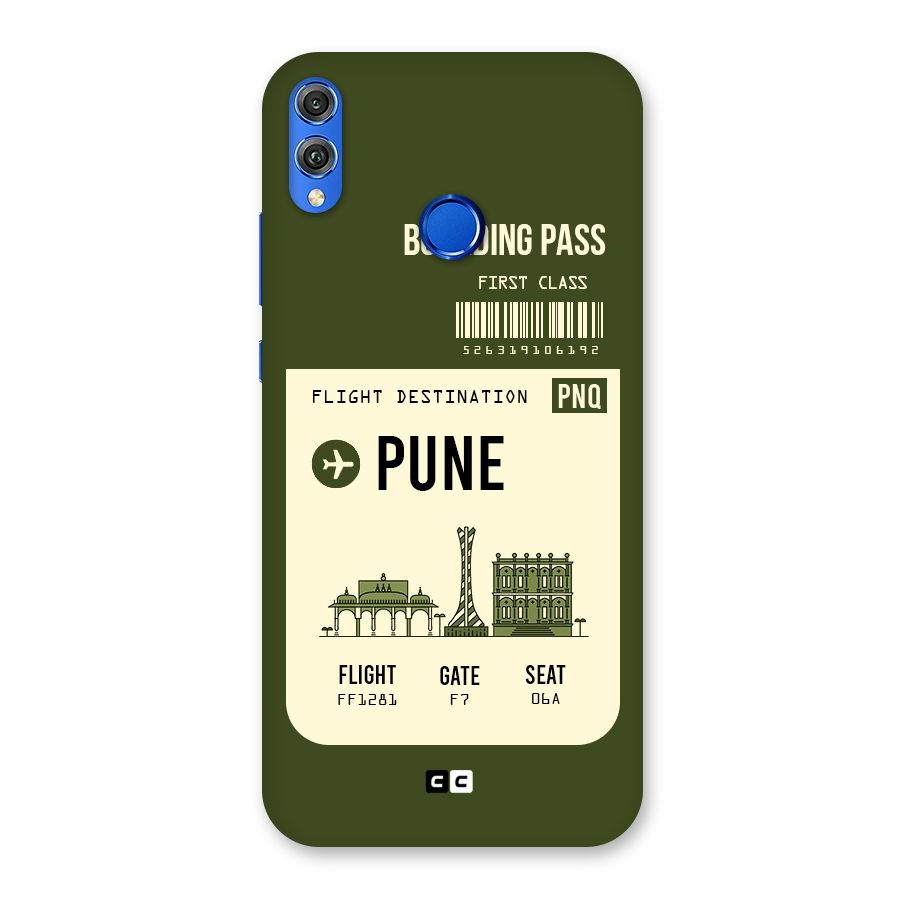 Pune Boarding Pass Back Case for Honor 8X