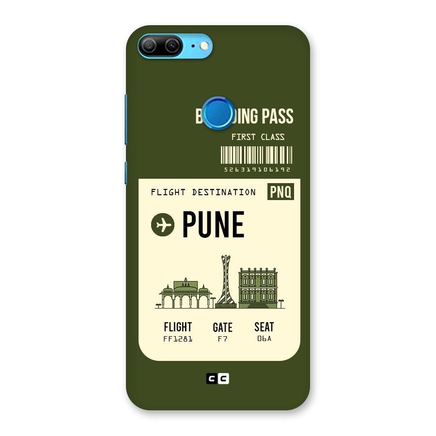 Pune Boarding Pass Back Case for Honor 9 Lite
