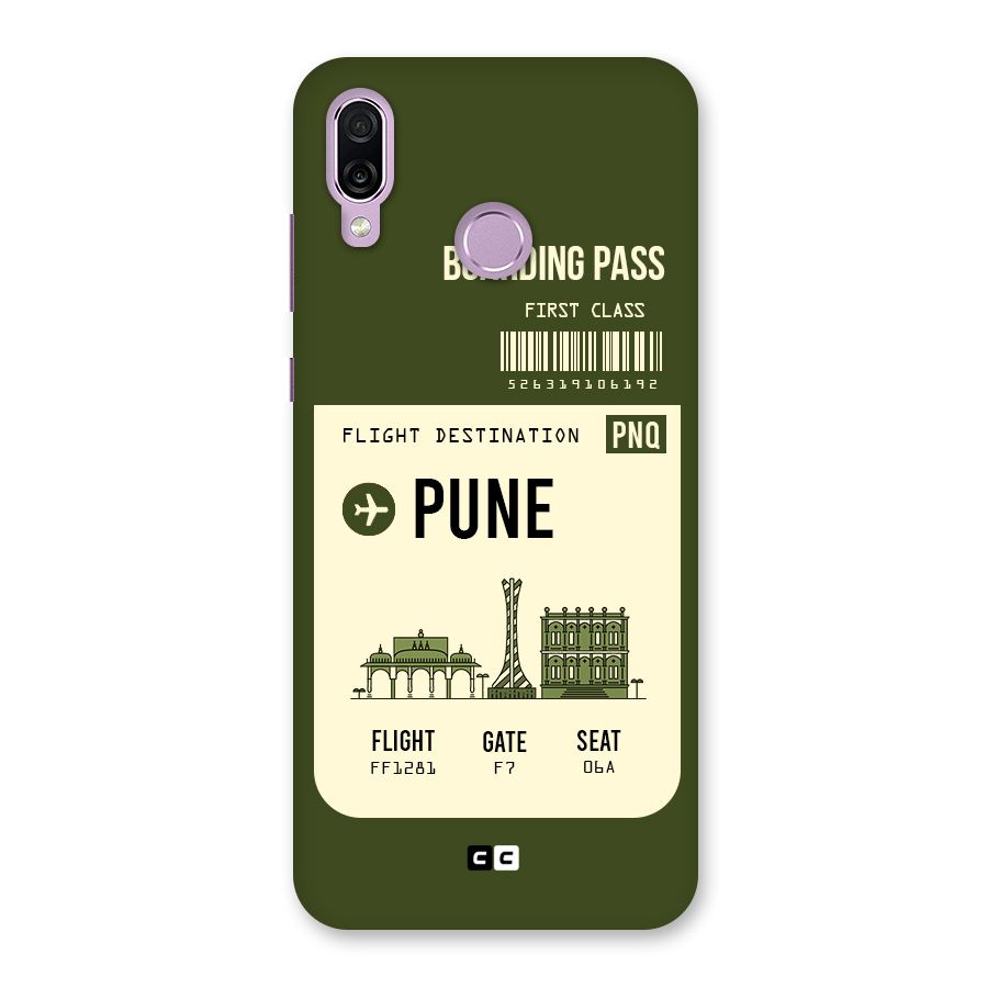 Pune Boarding Pass Back Case for Honor Play