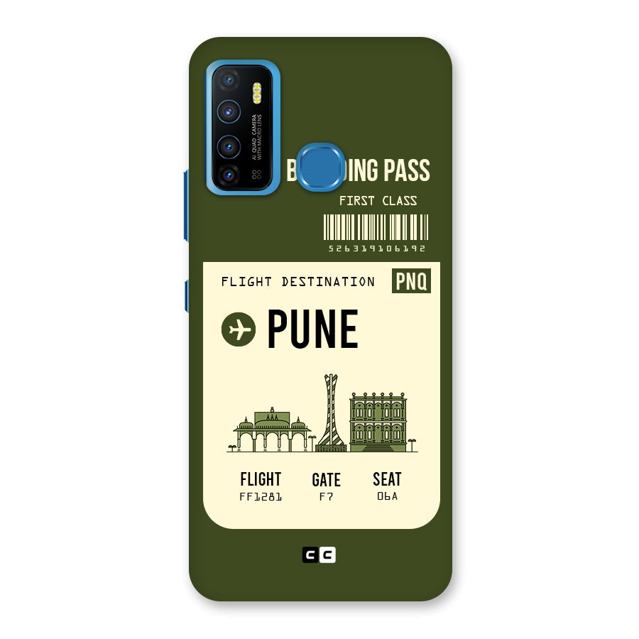 Pune Boarding Pass Back Case for Infinix Hot 9