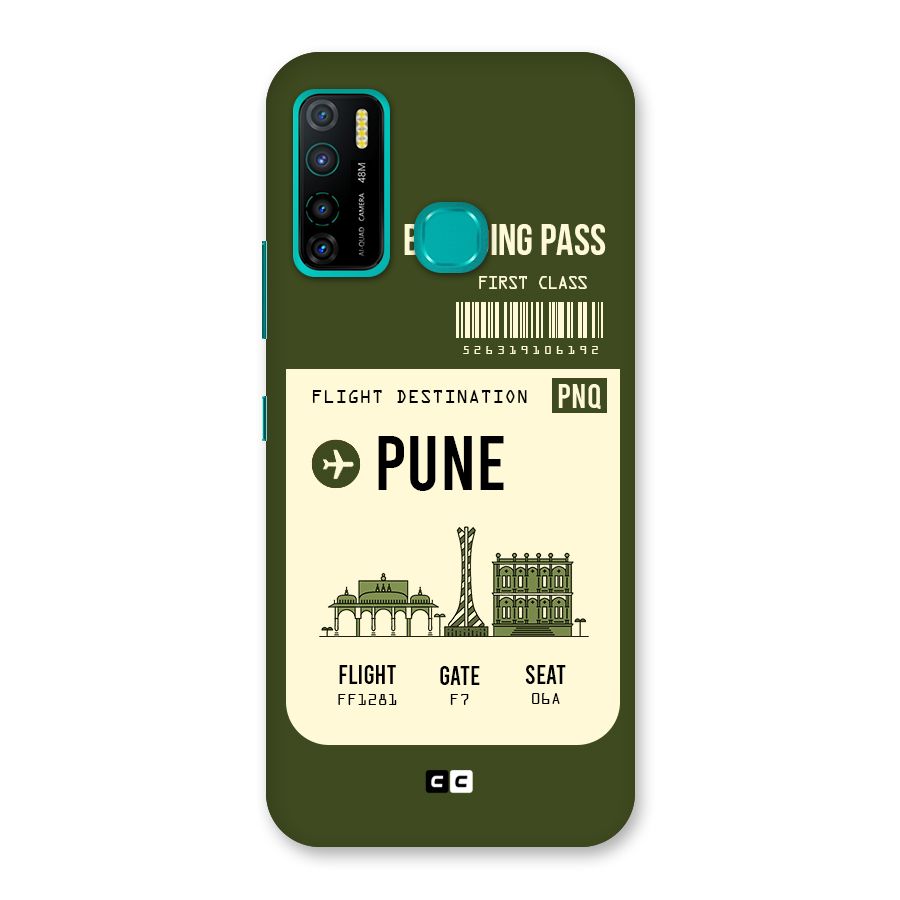 Pune Boarding Pass Back Case for Infinix Hot 9 Pro