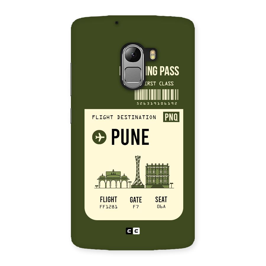 Pune Boarding Pass Back Case for Lenovo K4 Note