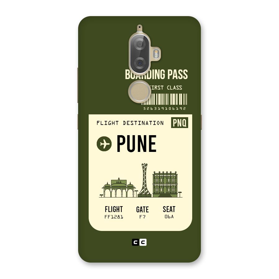 Pune Boarding Pass Back Case for Lenovo K8 Plus