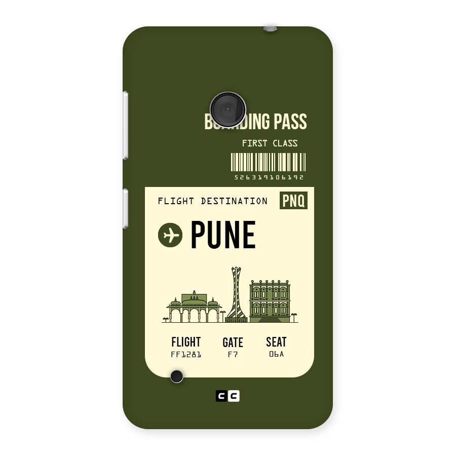 Pune Boarding Pass Back Case for Lumia 530