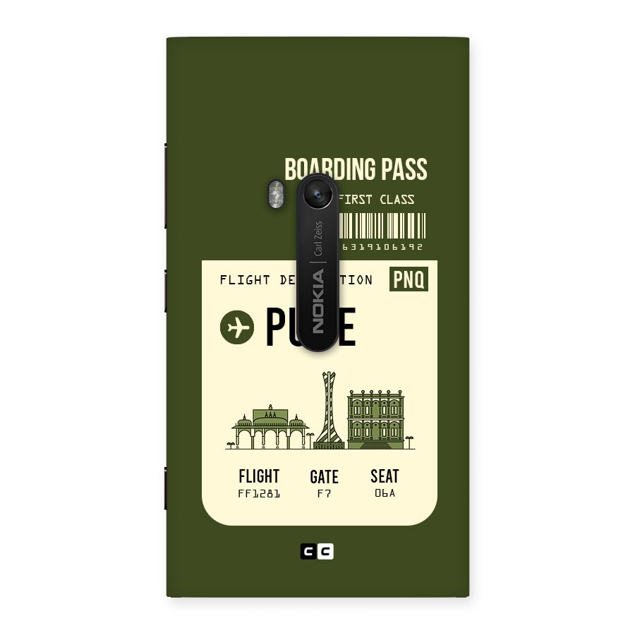 Pune Boarding Pass Back Case for Lumia 920