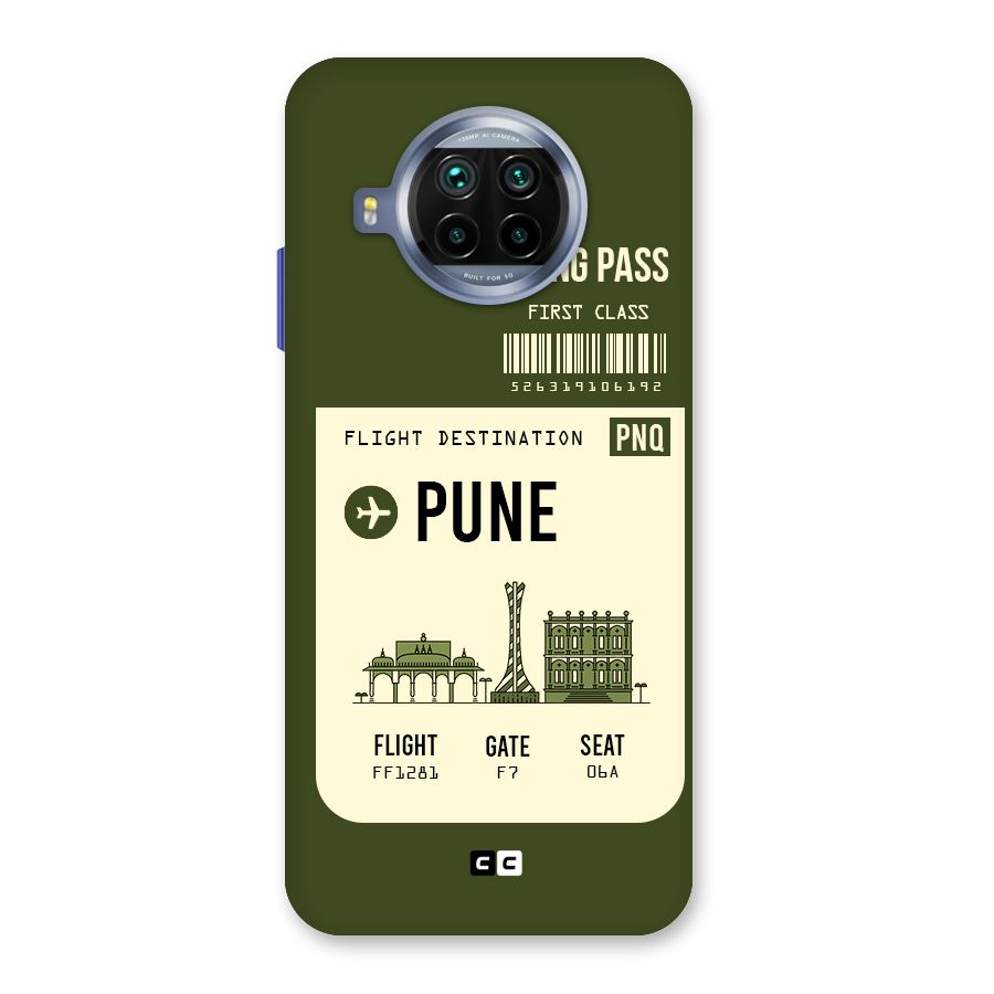 Pune Boarding Pass Back Case for Mi 10i