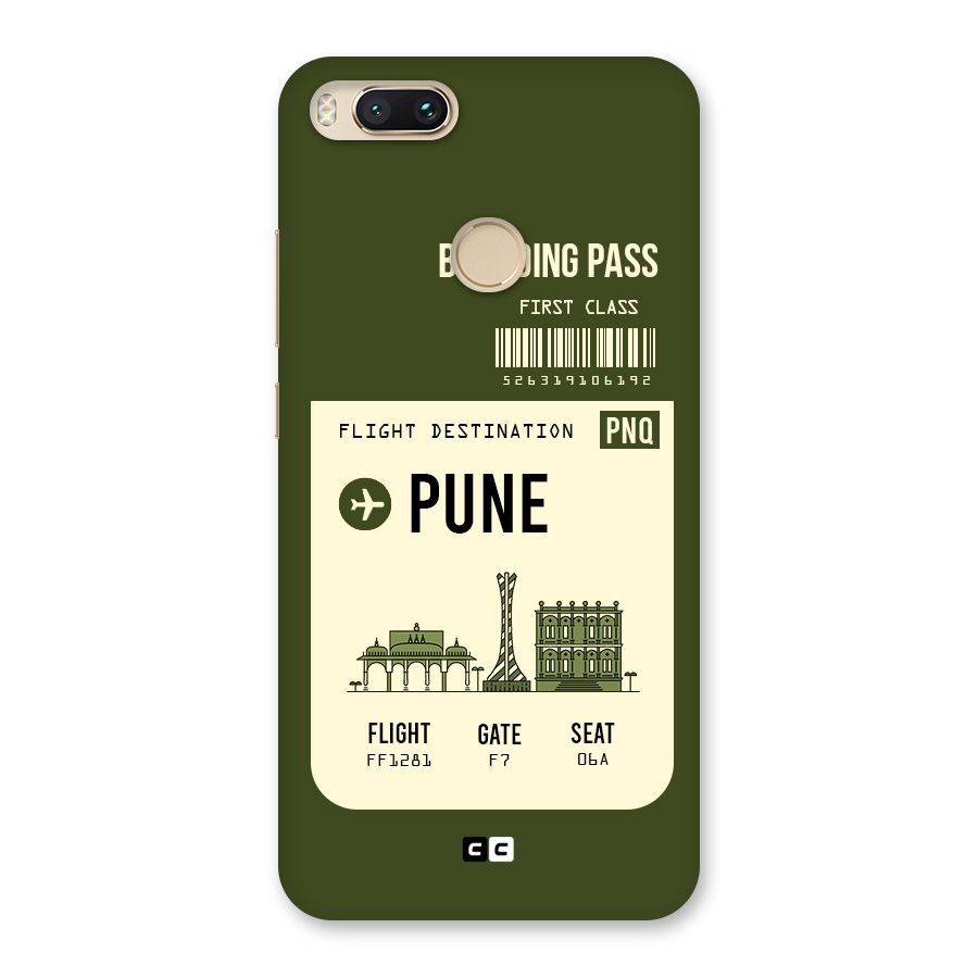 Pune Boarding Pass Back Case for Mi A1