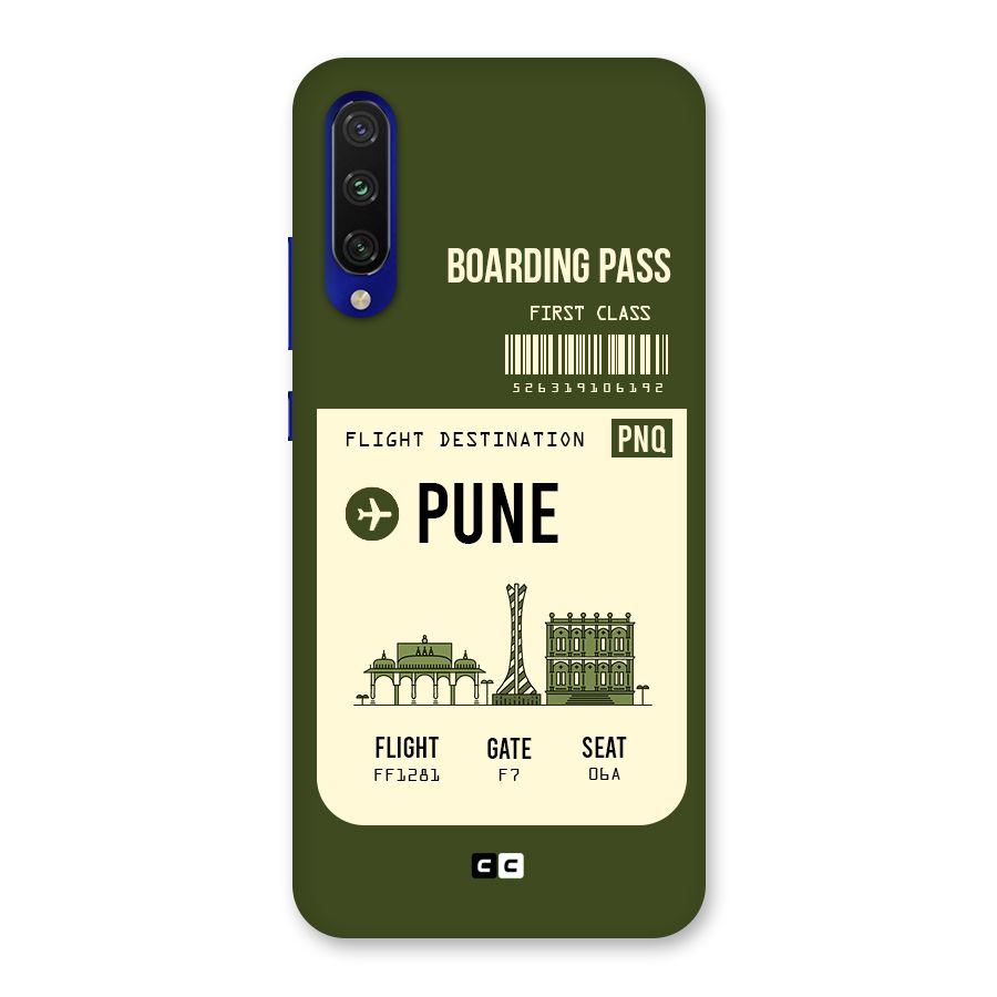 Pune Boarding Pass Back Case for Mi A3