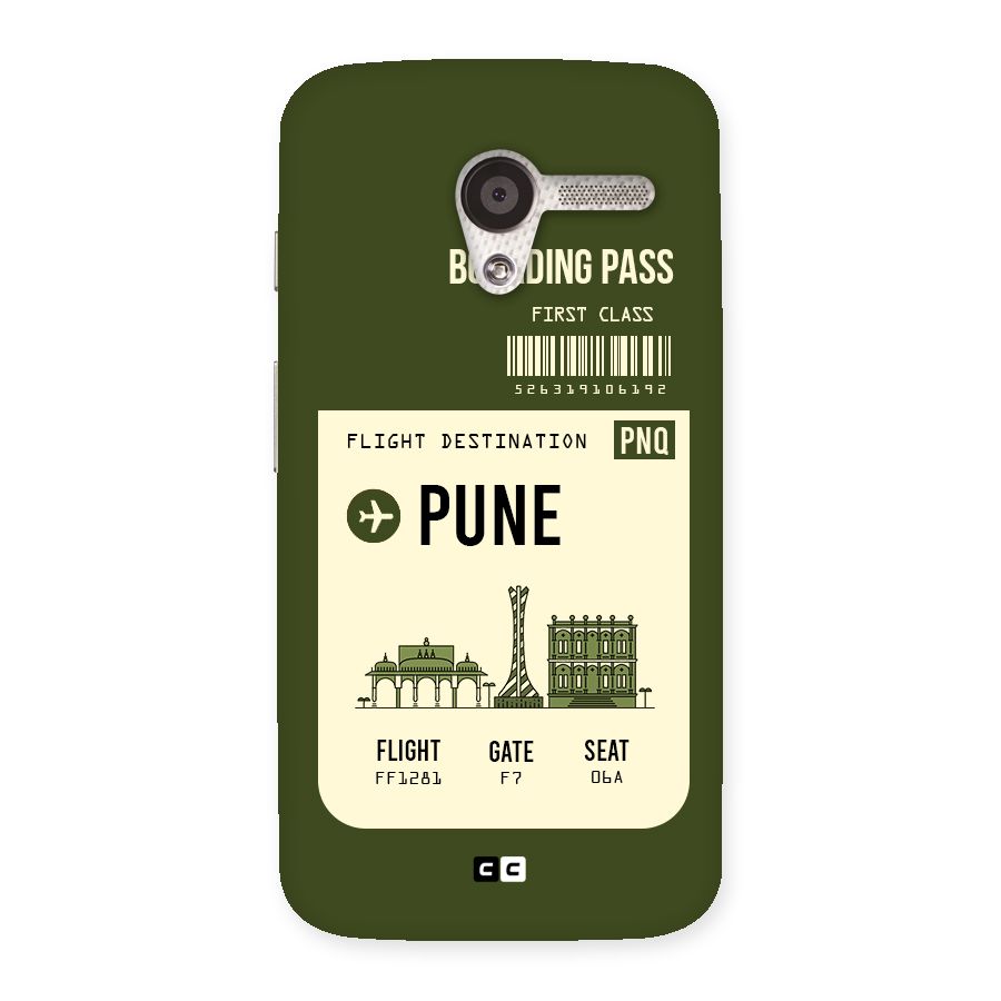 Pune Boarding Pass Back Case for Moto X