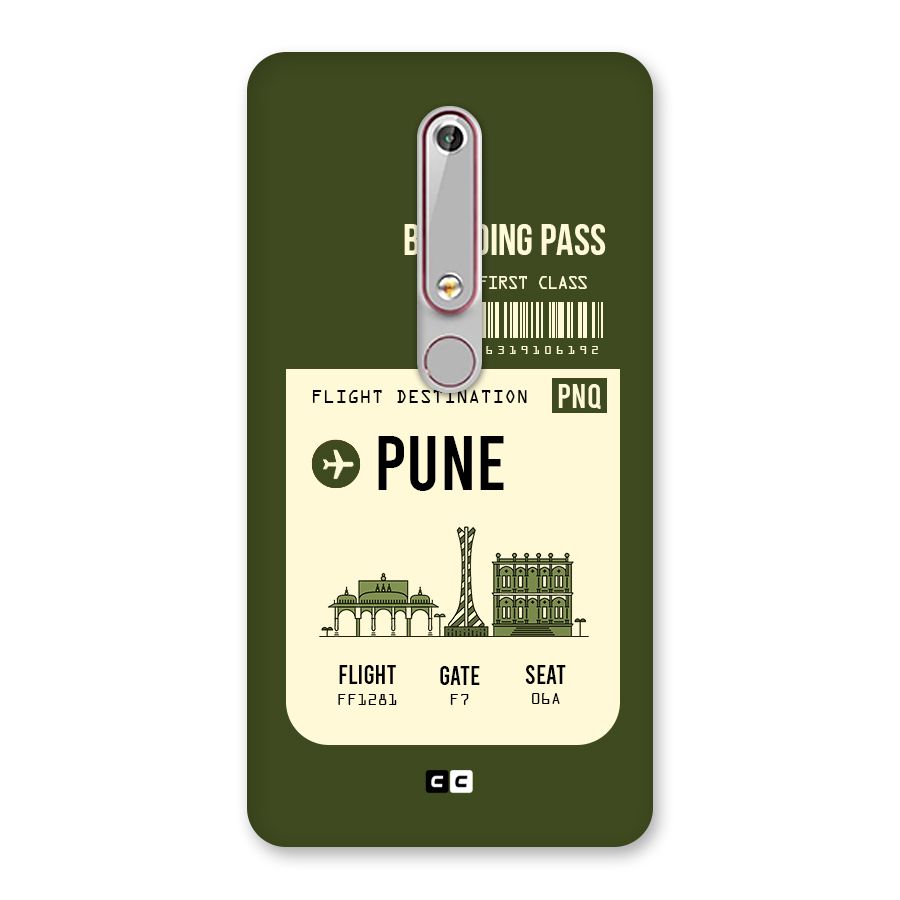 Pune Boarding Pass Back Case for Nokia 6.1