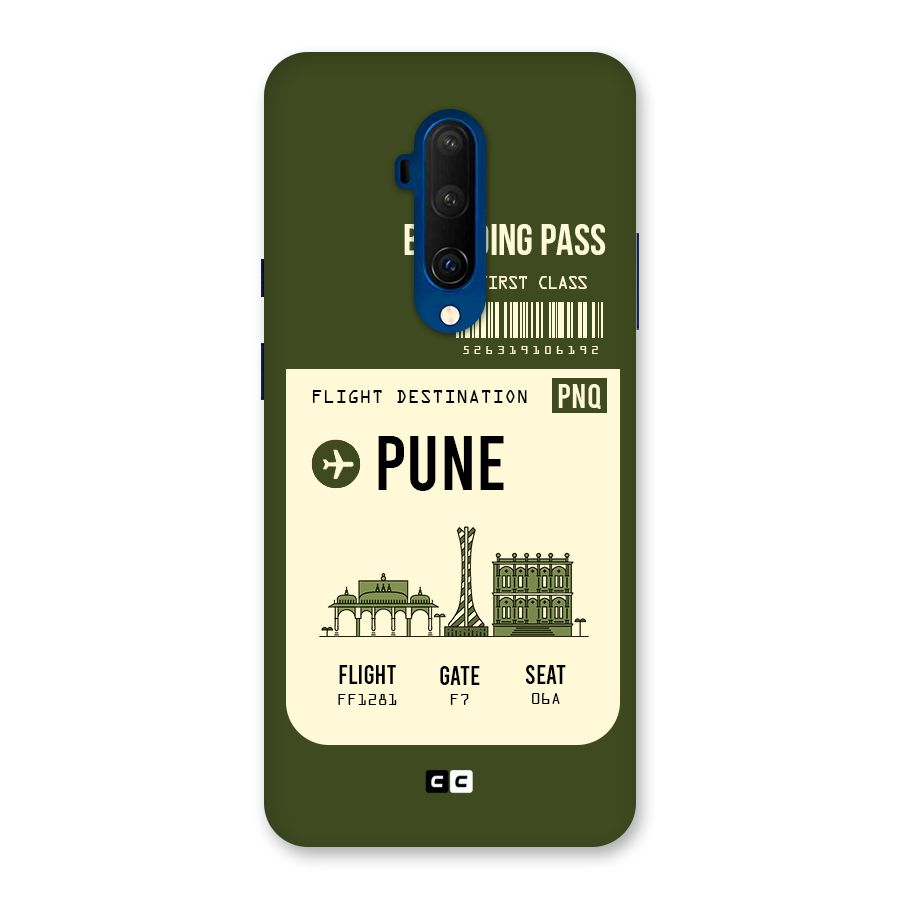 Pune Boarding Pass Back Case for OnePlus 7T Pro