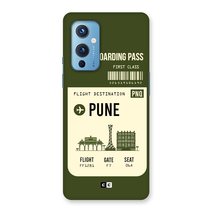 Pune Boarding Pass Back Case for OnePlus 9