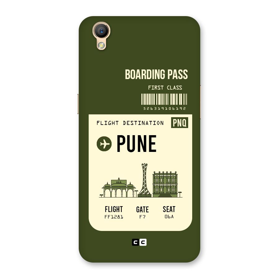 Pune Boarding Pass Back Case for Oppo A37