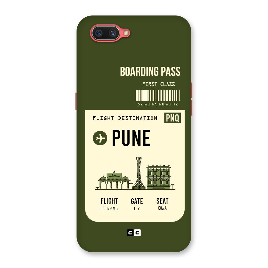Pune Boarding Pass Back Case for Oppo A3s