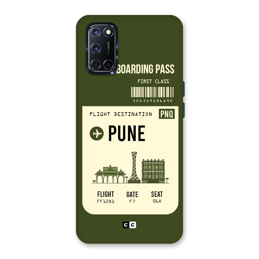 Pune Boarding Pass Back Case for Oppo A52