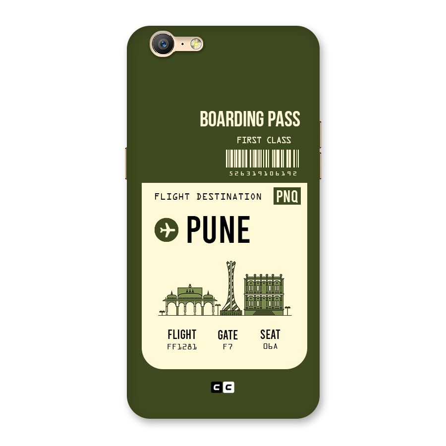 Pune Boarding Pass Back Case for Oppo A57