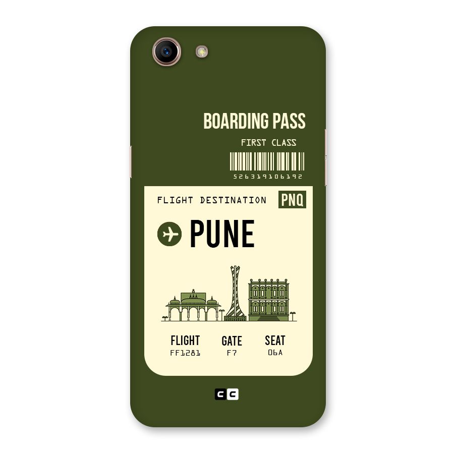 Pune Boarding Pass Back Case for Oppo A83 (2018)