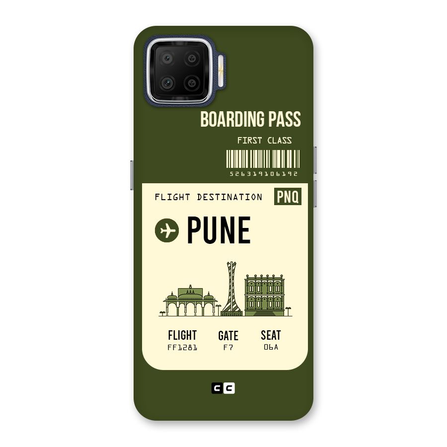 Pune Boarding Pass Back Case for Oppo F17