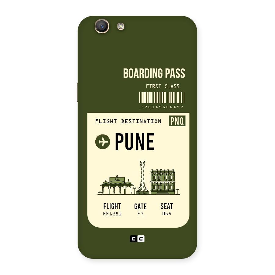 Pune Boarding Pass Back Case for Oppo F1s